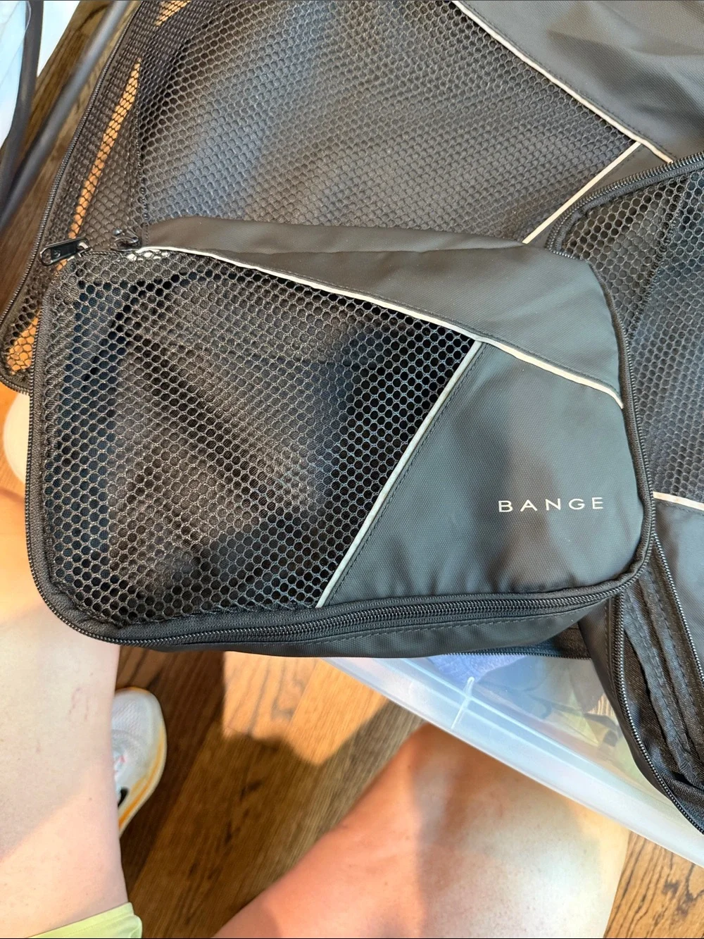 Bange Black Packing Cubes Set - Travel Organizer